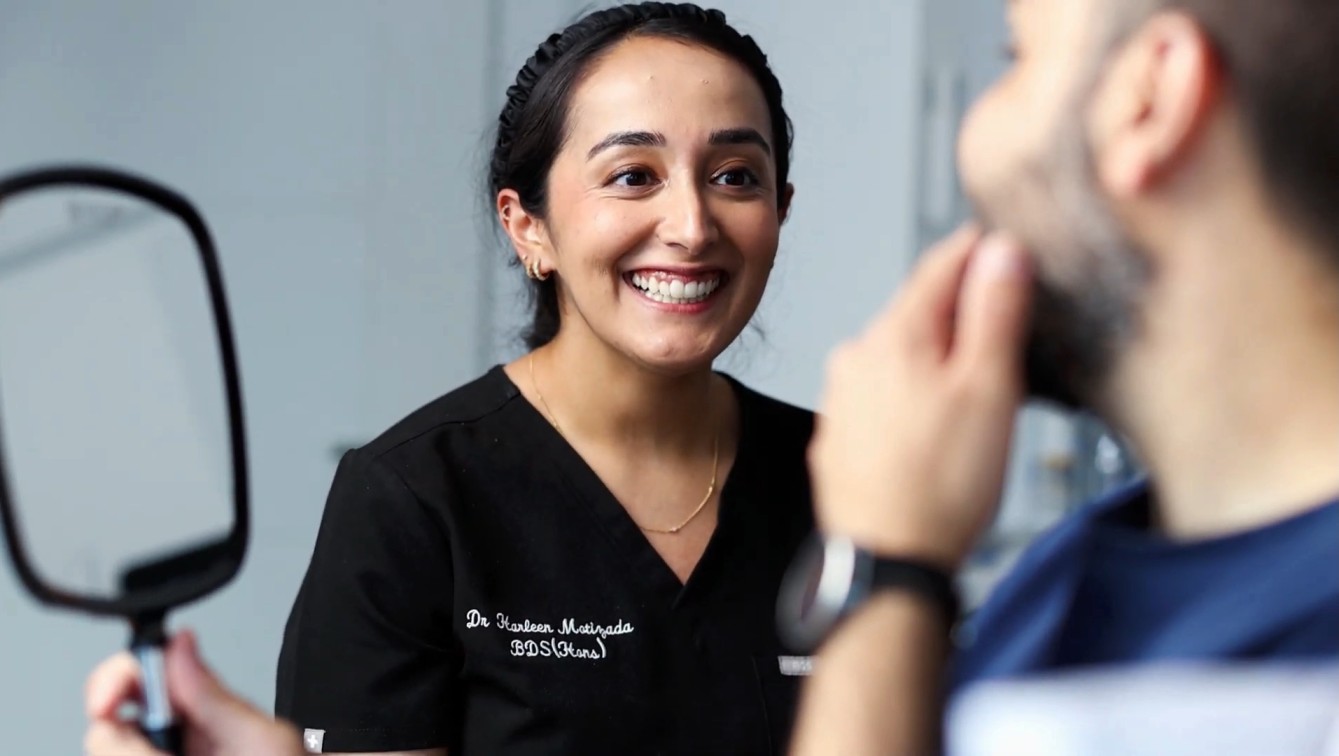Dr Harleen Motizada with patient
